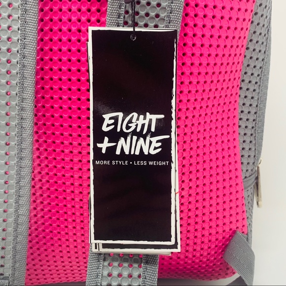 eight plus nine backpacks